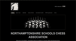 Desktop Screenshot of northantsjuniorchess.org